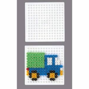 Hama Midi pärlplatta kvadrat liten vit