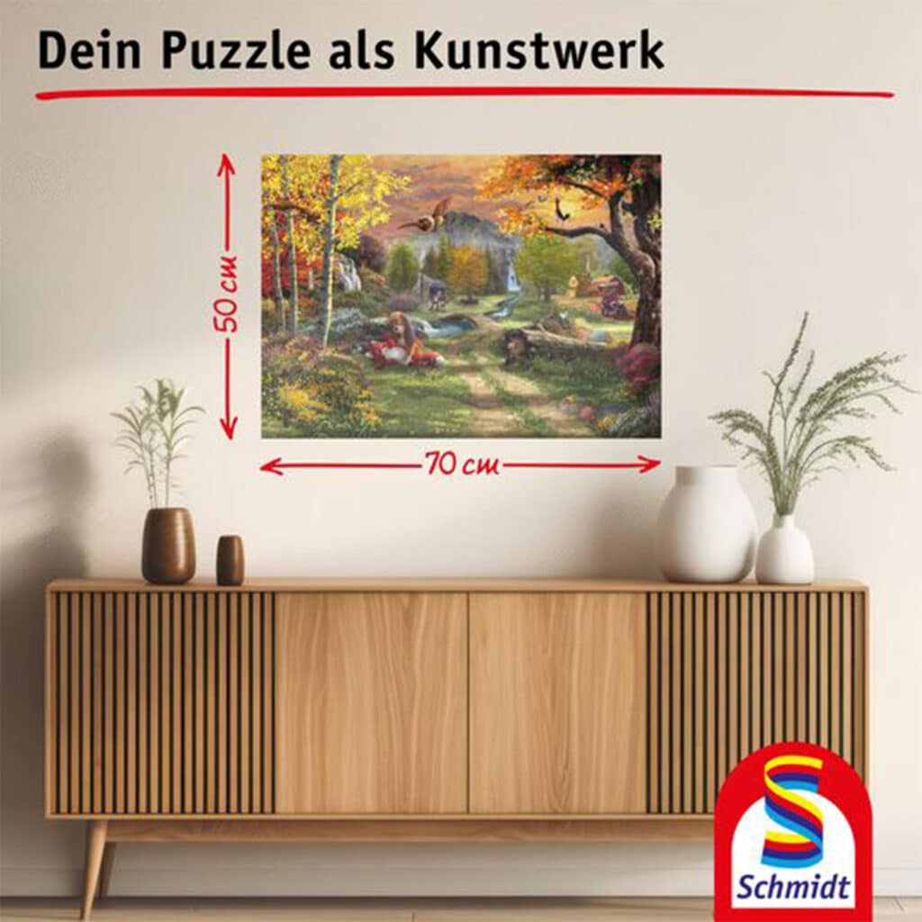 Pussel – Räven och hunden 1000 bitar