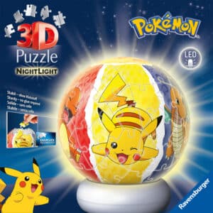 3D Pussel-Boll Nattlampa Pokémon 72 bitar