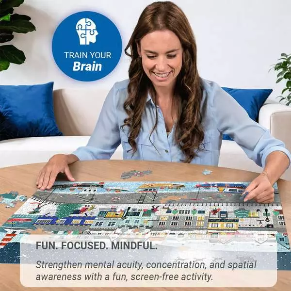 Ravensburger Pussel – Jul vid kusten 1000 bitar