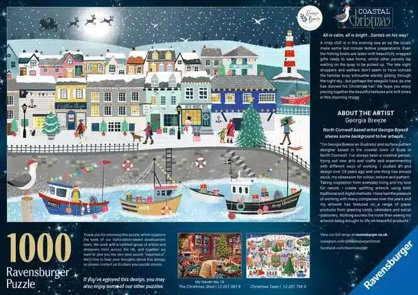 Ravensburger Pussel – Jul vid kusten 1000 bitar