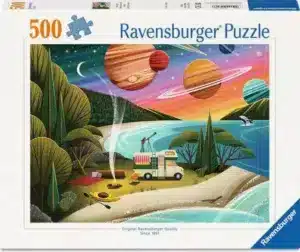Ravensburger Pussel – Campingplats 500 bitar