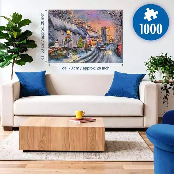 Ravensburger Pussel – Hem till jul 500 bitar XXL