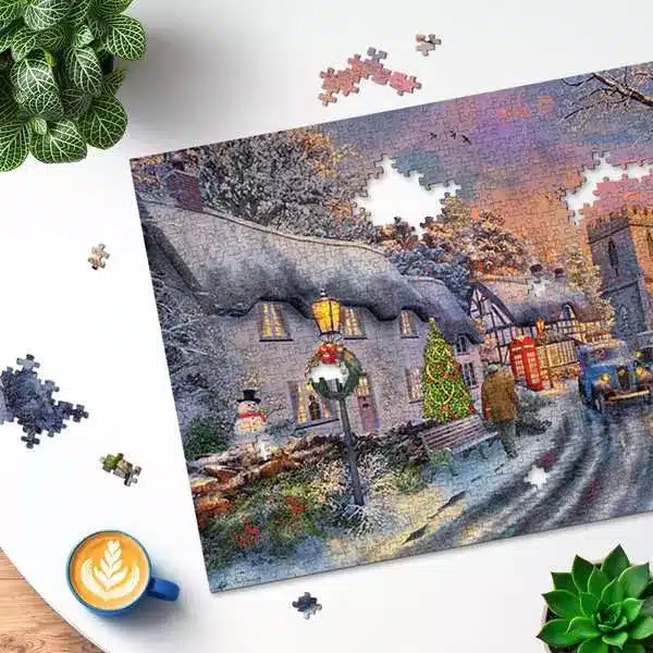 Ravensburger Pussel – Hem till jul 500 bitar XXL