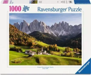 Ravensburger Pussel – Dolomiterna på hösten, Italien 1000 bitar