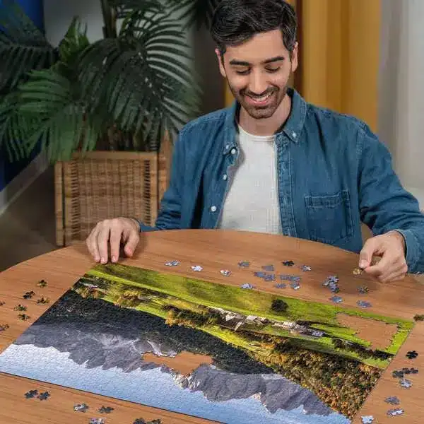 Ravensburger Pussel – Dolomiterna på hösten, Italien 1000 bitar