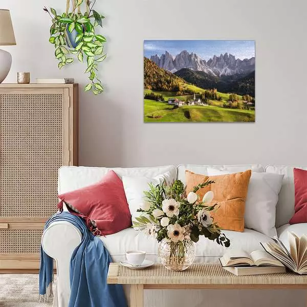 Ravensburger Pussel – Dolomiterna på hösten, Italien 1000 bitar