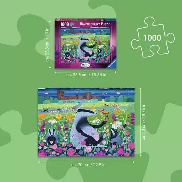 Ravensburger Pussel – Bus på ängen 1000 bitar