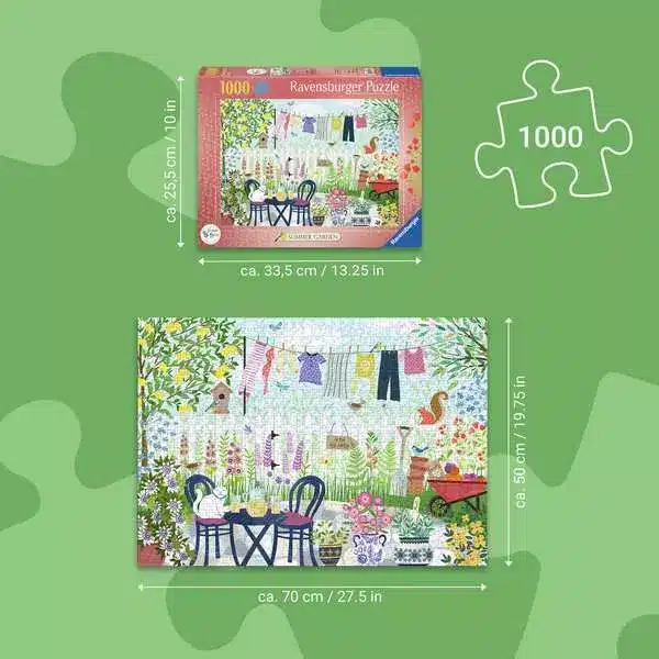 Ravensburger Pussel – Sommarträdgård 1000 bitar
