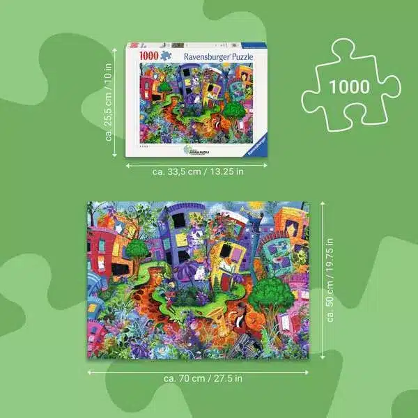Ravensburger Pussel – Nyckelpigegatan 1000 bitar