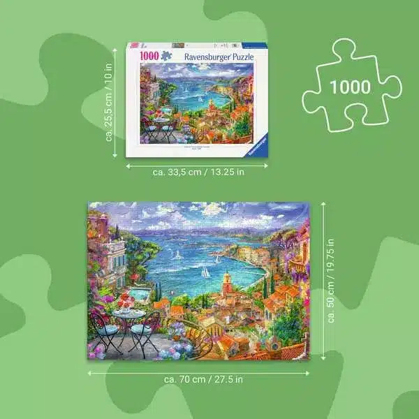 Ravensburger Pussel – Saint-Tropez, Frankrike 1000 bitar