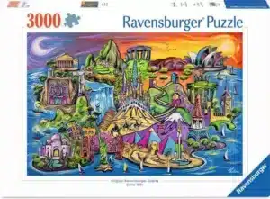 Ravensburger Pussel – Sevärdheternas ö 3000 bitar