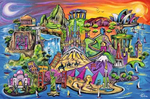 Ravensburger Pussel – Sevärdheternas ö 3000 bitar