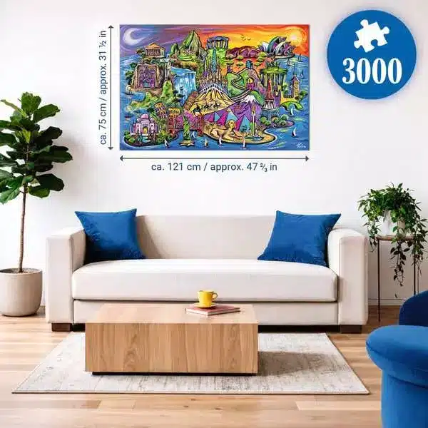 Ravensburger Pussel – Sevärdheternas ö 3000 bitar