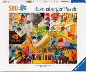 Ravensburger Pussel – Konststudio 500 bitar
