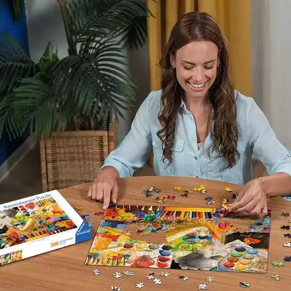 Ravensburger Pussel – Konststudio 500 bitar