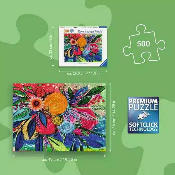 Ravensburger Pussel – Färgexplosion 500 bitar