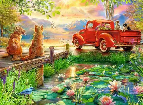 Ravensburger Pussel – Sommarkärlek 500 bitar