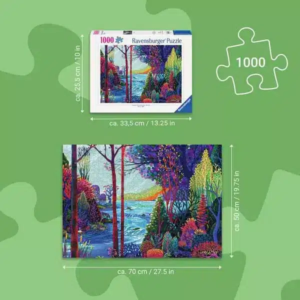 Ravensburger Pussel – Indigoskogen 1000 bitar