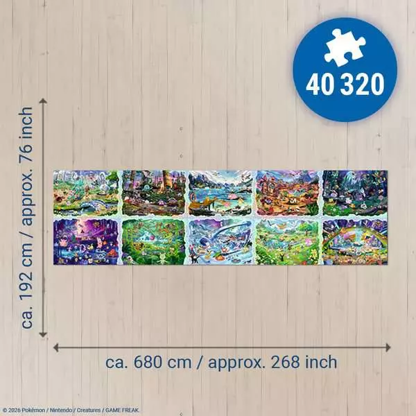 Ravensburger Pussel – Pokémon 40 320 bitar