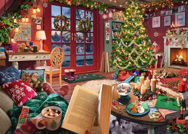 Ravensburger Pussel – Min fristad nr 14: Julstuga 1000 bitar