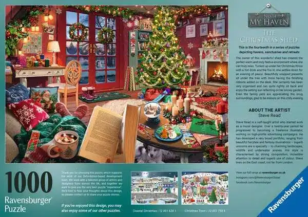 Ravensburger Pussel – Min fristad nr 14: Julstuga 1000 bitar