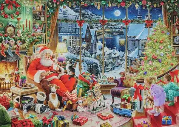 Ravensburger Pussel – Tomten tar en paus 1000 bitar