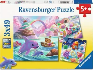 Ravensburger Barnpussel – Godiskusten 3x49 bitar