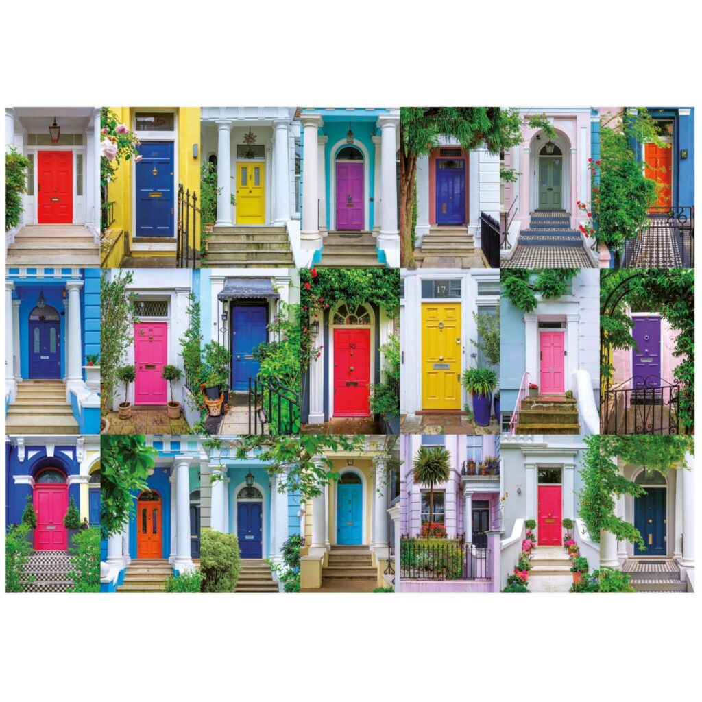 Educa Pussel – Dörrarna i Notting Hill 1000 bitar