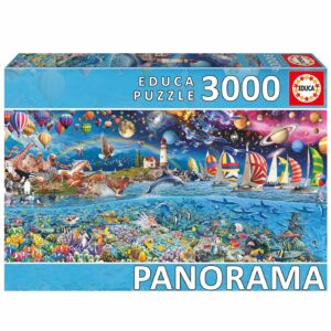 Educa Panoramapussel - Livet 3000 bitar