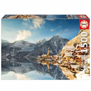Educa Pussel - Vinter i Hallstatt 1500 bitar
