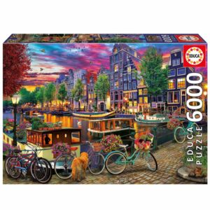 Educa Pussel - Cykling i Amsterdam 6000 bitar