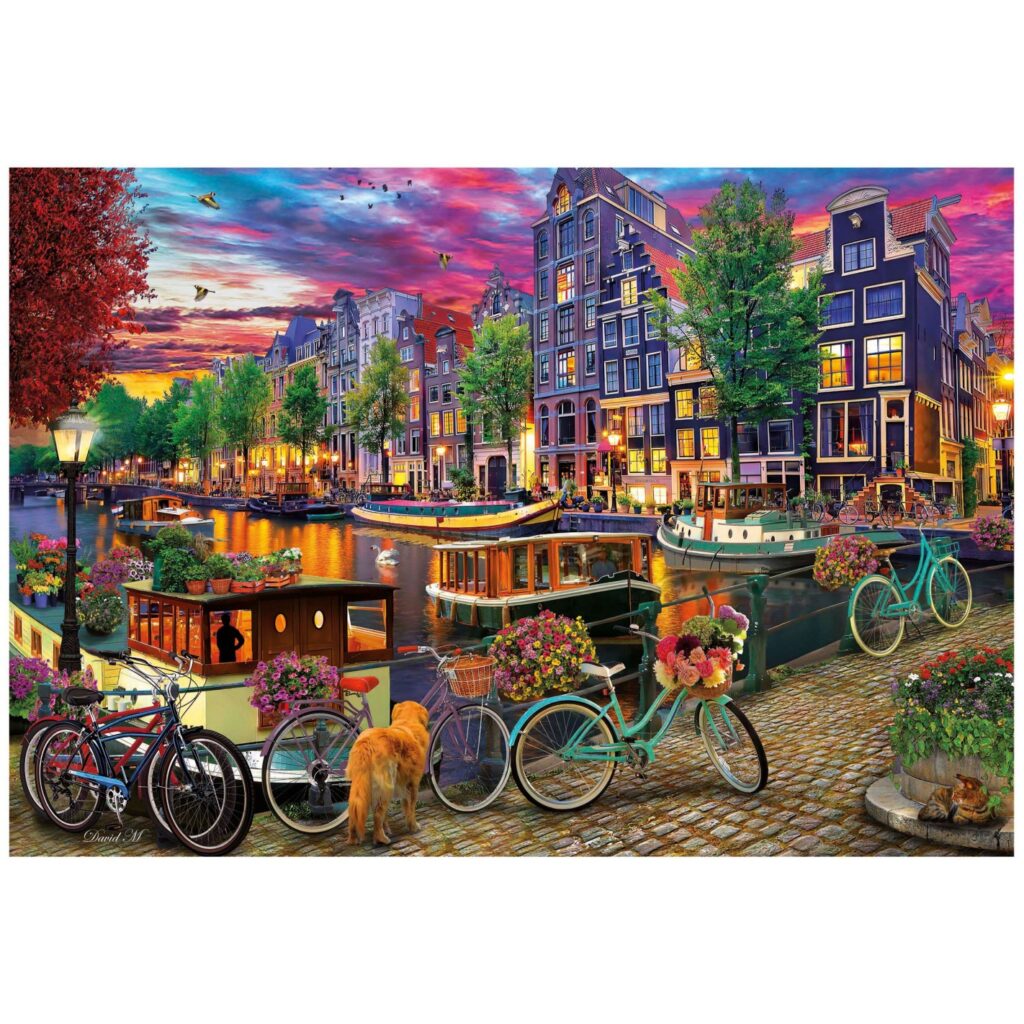 Educa Pussel – Cykling i Amsterdam 6000 bitar