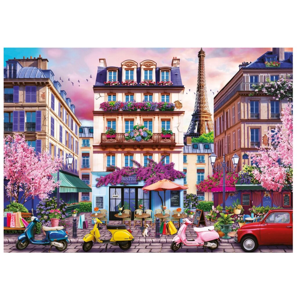 Educa Pussel – Shoppingkvarter i Paris 500 bitar