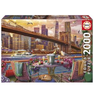 Educa Pussel - Romantik i New York 2000 bitar
