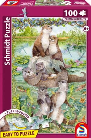 Schmidt Barnpussel - Utterfamiljen 100 bitar