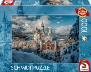 Schmidt Pussel - Neuschwanstein slott på vintern 1000 bitar