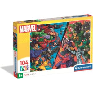 Clementoni Barnpussel – Marvel-hjältar mot Skurkar 104 bitar