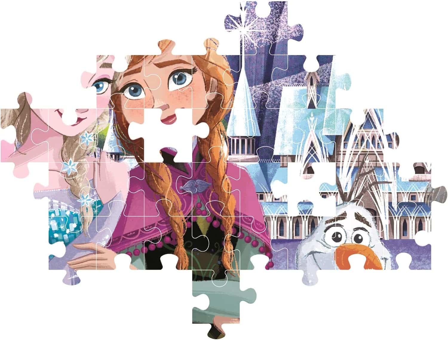 Clementoni Barnpussel – Disney Frozen 60 bitar - Bild 3