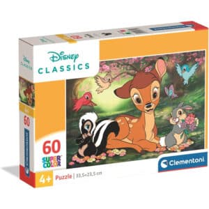 Clementoni Barnpussel – Disneyklassiker: Bambi 60 bitar