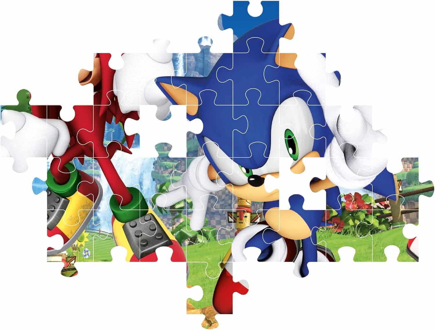 Clementoni Barnpussel – Sonic & Vänner 104 bitar - Bild 3