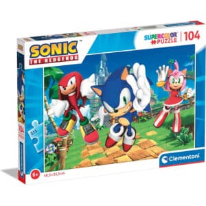 Clementoni Barnpussel – Sonic & Vänner 104 bitar