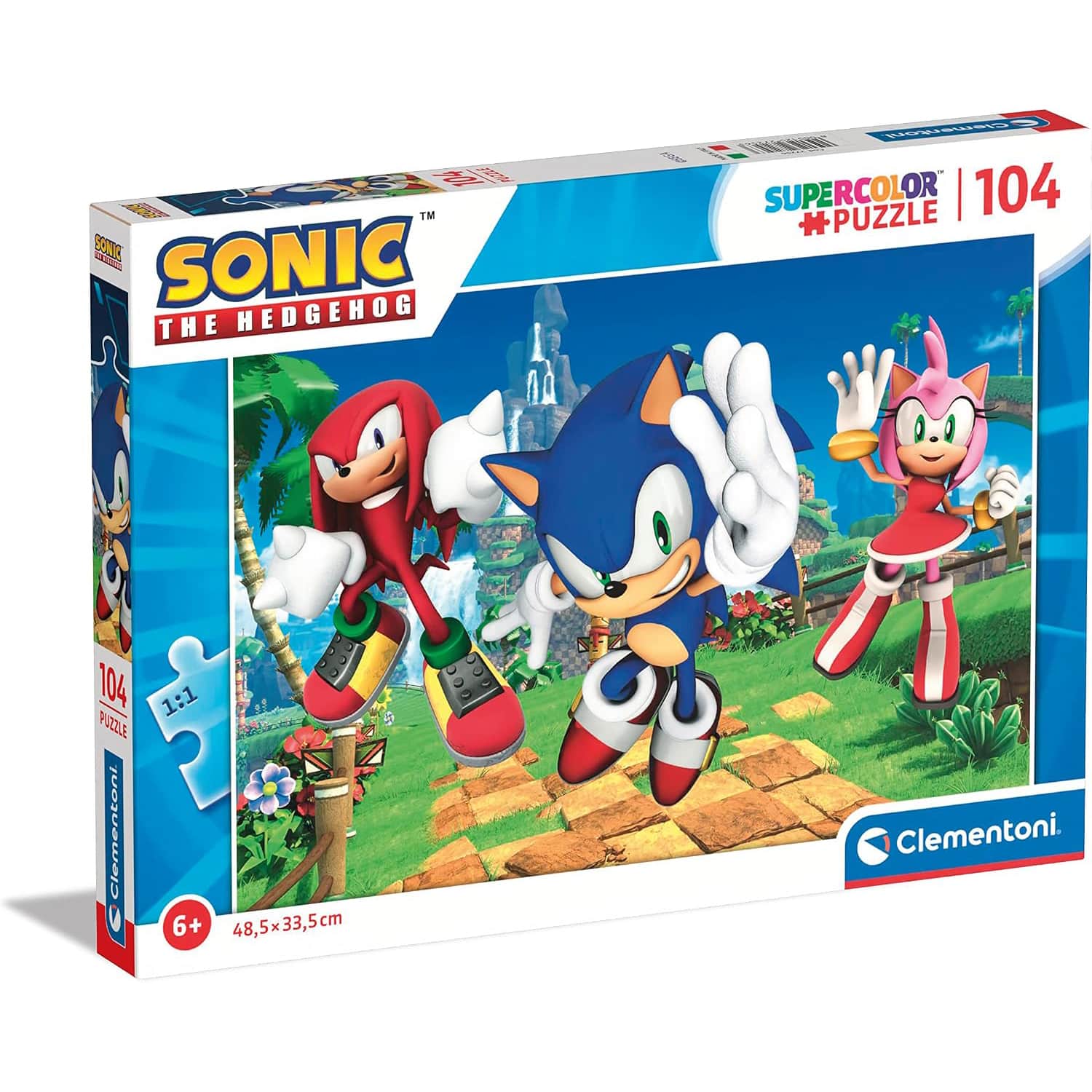 Clementoni Barnpussel – Sonic & Vänner 104 bitar