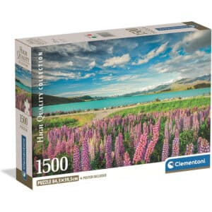 Clementoni Pussel – Lupiner vid Lake Tekapo 1500 bitar