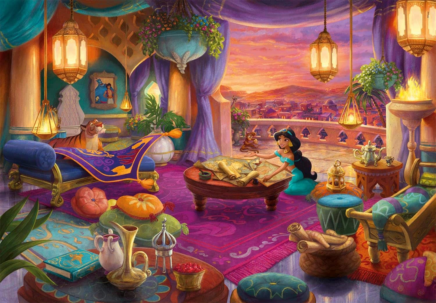 Clementoni Disney Pussel – Prinsessan Jasmine Specialkollektion 500 bitar - Bild 2