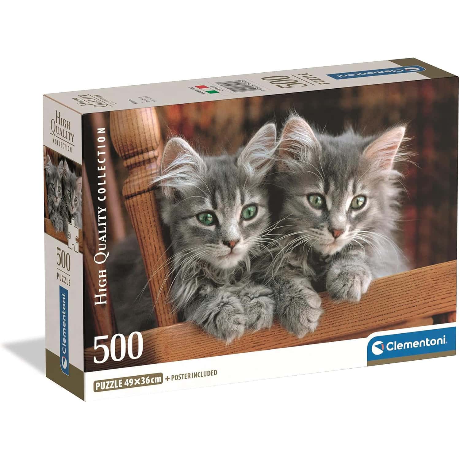 Clementoni Pussel – Kattungar 500 bitar
