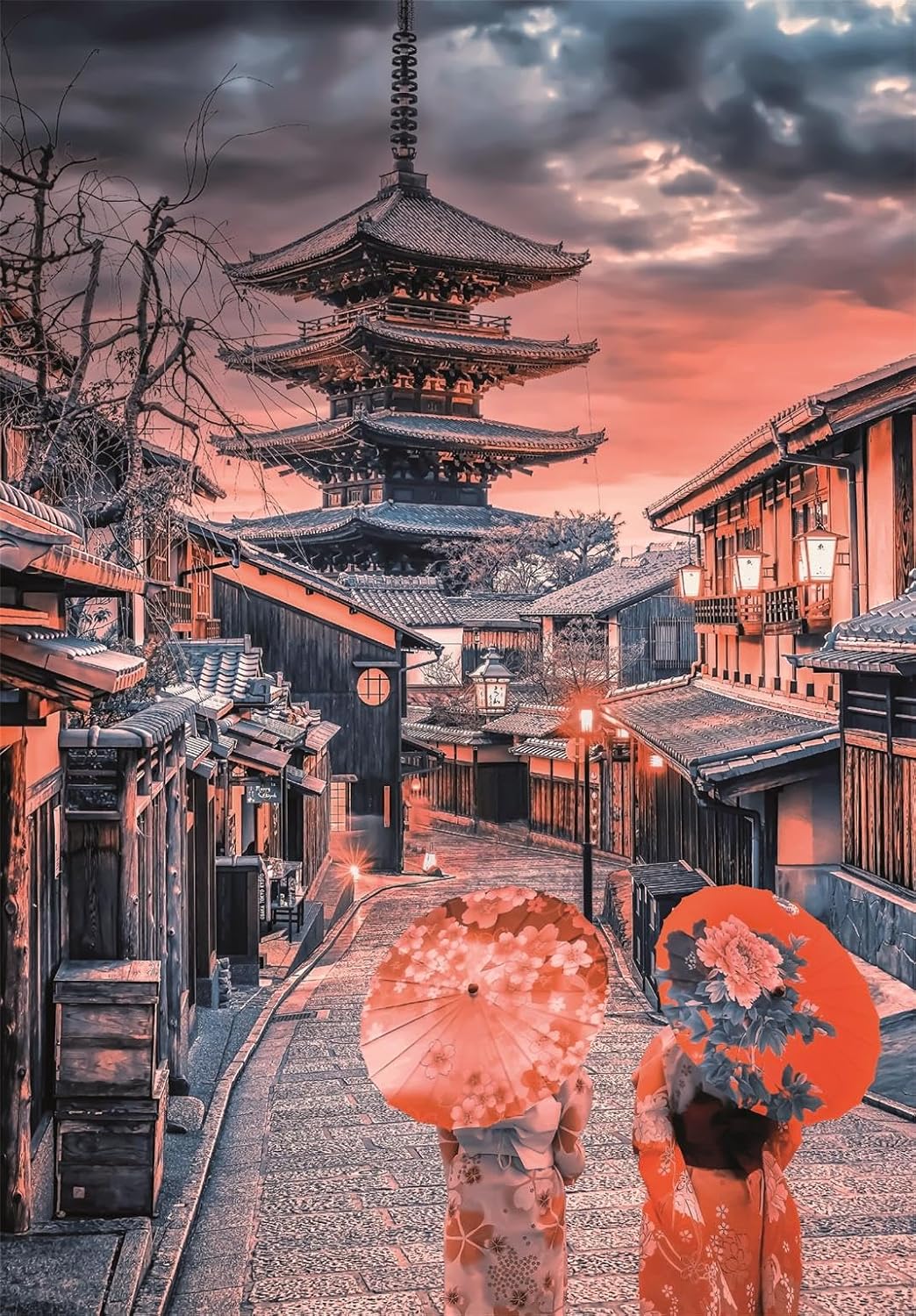 Clementoni Pussel – Kvällsstämning i Kyoto 500 bitar - Bild 2