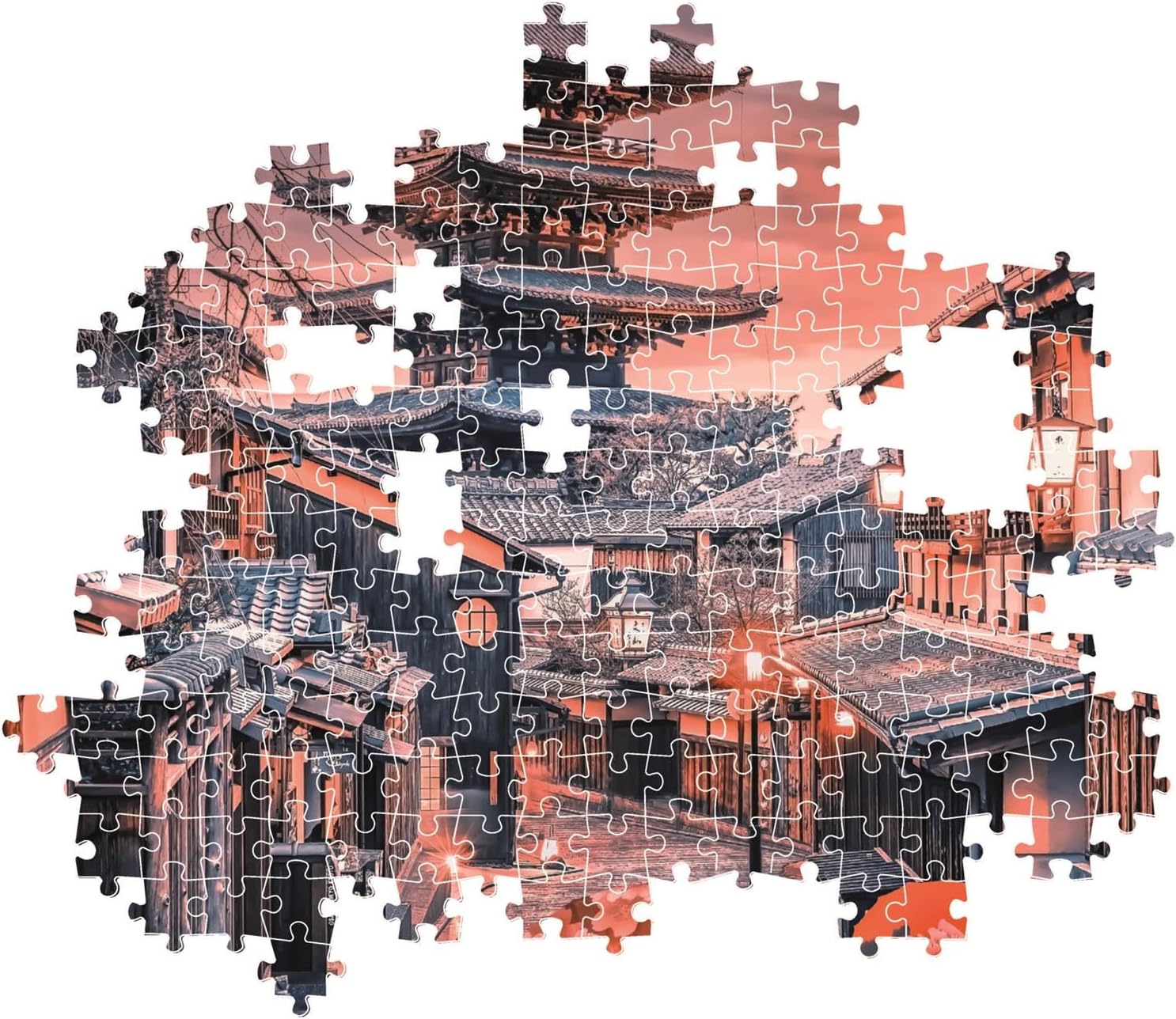 Clementoni Pussel – Kvällsstämning i Kyoto 500 bitar - Bild 3