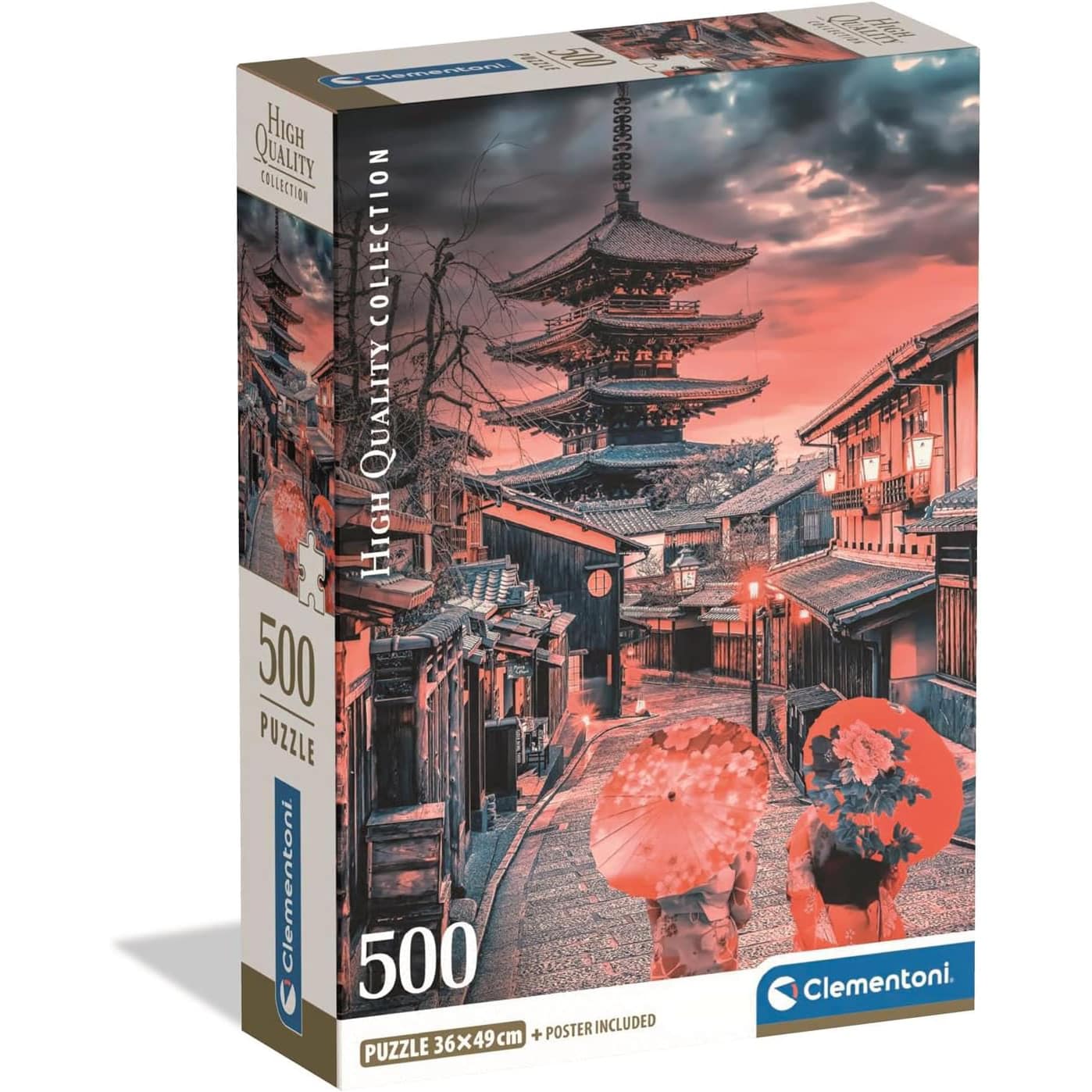 Clementoni Pussel – Kvällsstämning i Kyoto 500 bitar