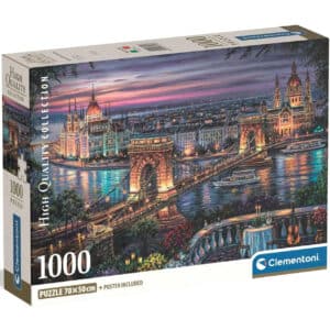 Clementoni Pussel – Donaus ljus i Budapest 1000 bitar